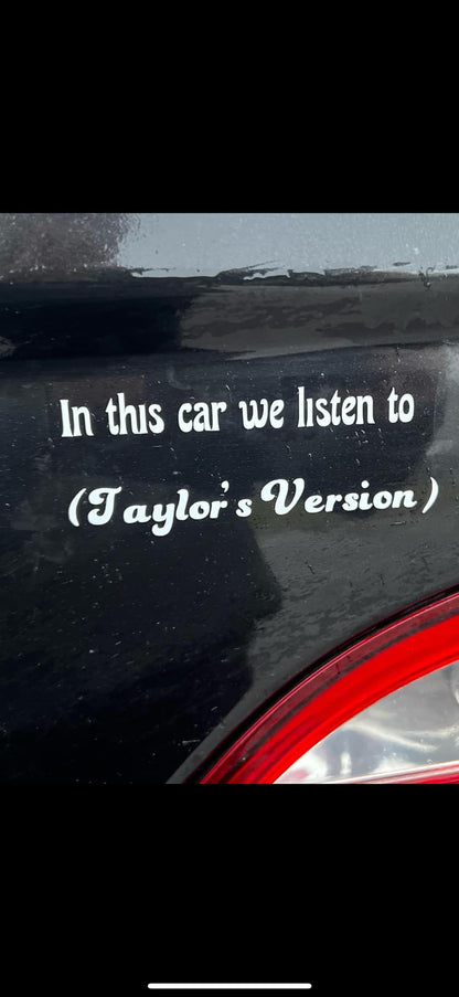Customizable Car Decals