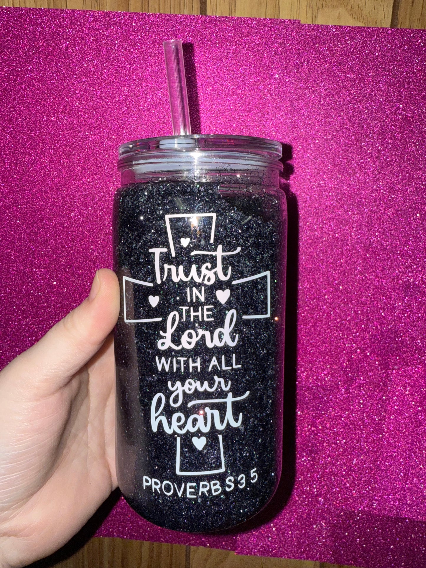 Customizable 16 oz Snowglobe Cup